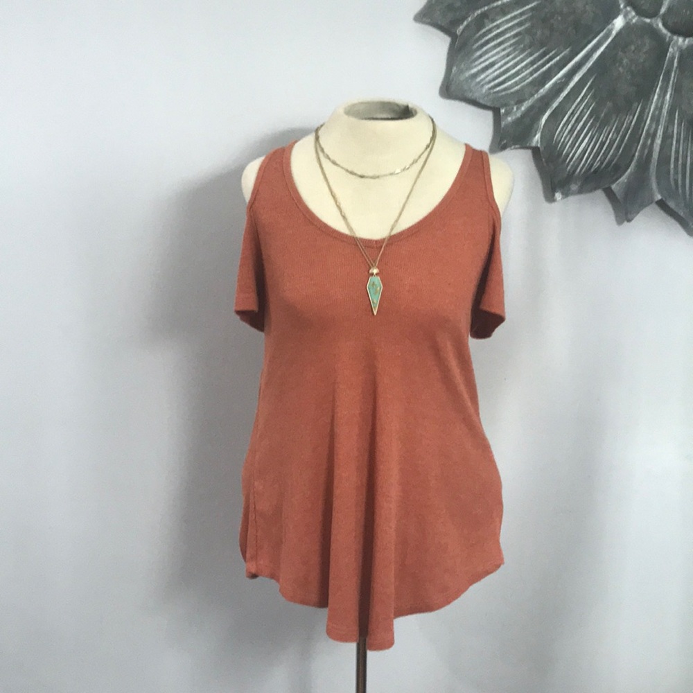 Cold shoulder shirt
